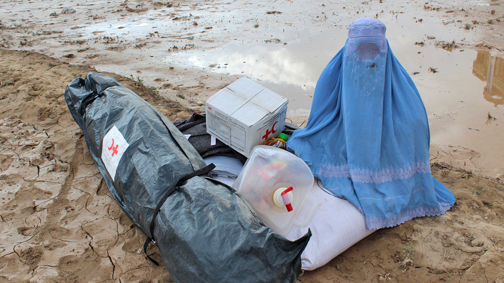 Afghan Red Crescent Society (ARCS) response teams visited and surveyed the flood-affected areas of Kabul, and with the support of International Federation of Red Cross and Red Crescent Societies (IFRC) distributed food items including rice, cooking oil, s