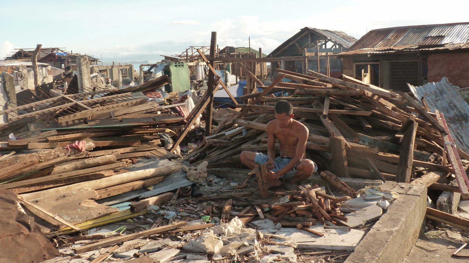 Relief to survivors of Typhoon Haiyan, which struck the Philippines in November 2013, has been limited in some areas - especially for shelter