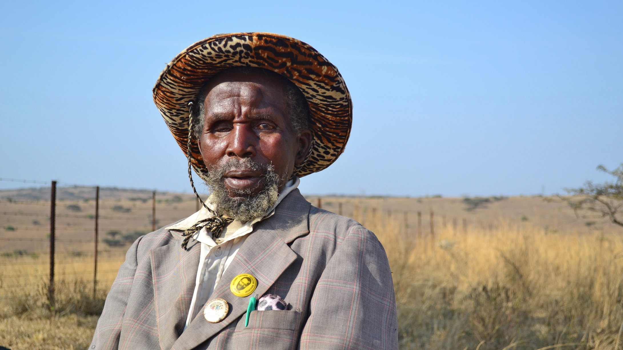 Titus Zulu, 87, has lived on the Babanango settlement in South Africa’s KwaZulu-Natal Province all of his life. His grandparents farmed the land for themselves, but he and his family were forced to work as labour tenants for white farmers.