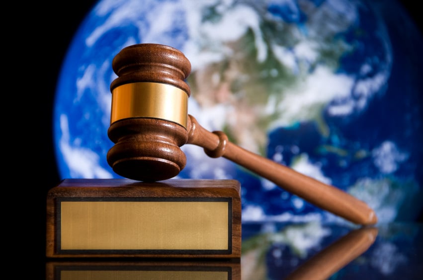 A judge's gavel (stock photo for justice)