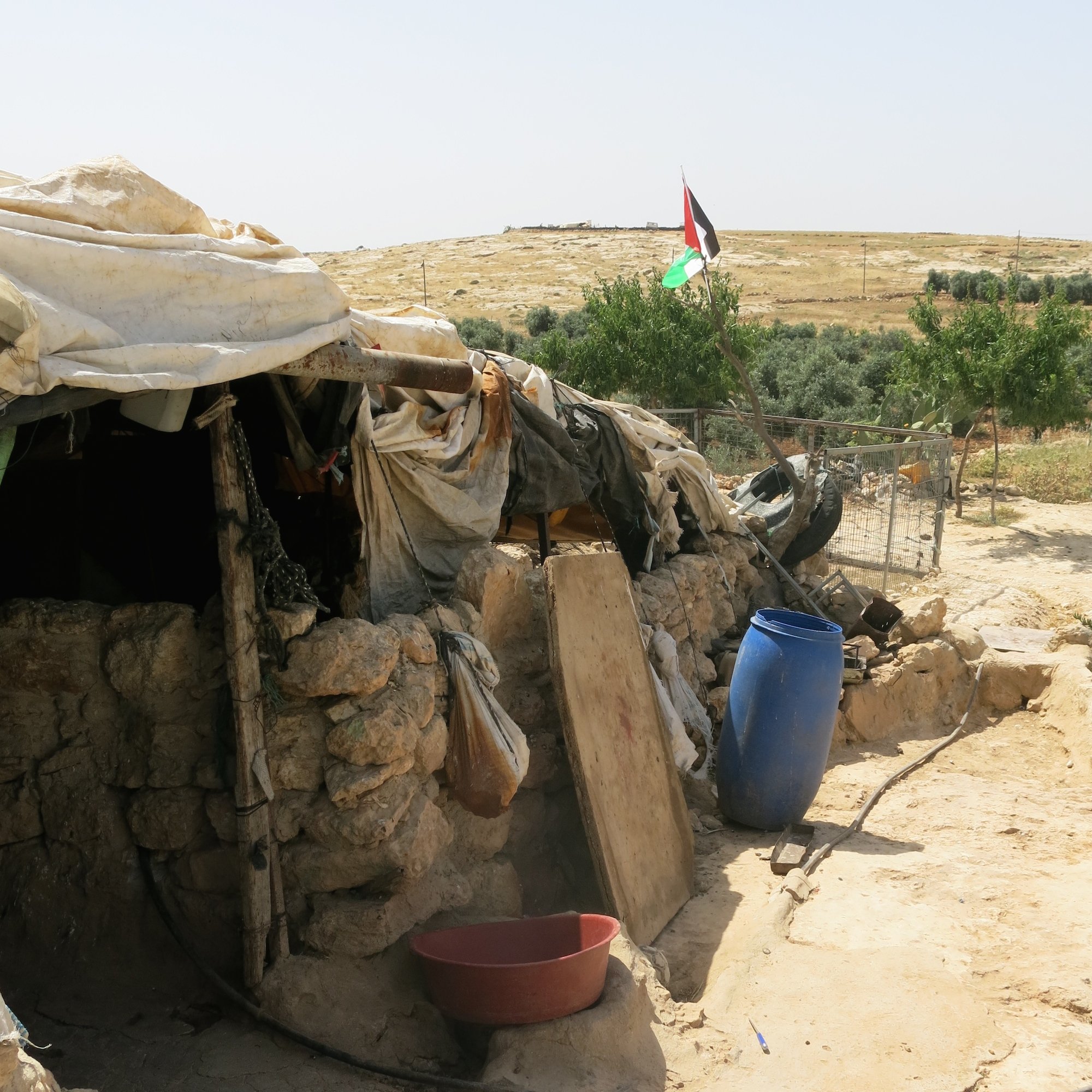 The Catch-22 for Palestinian villages in the West Bank A home in the Palestinian village of Susiya, in the West Bank. It is expected to be demolished in the coming weeks.