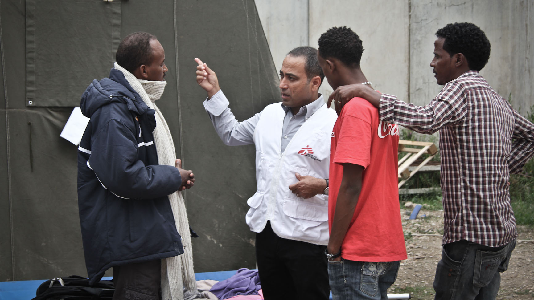 Ahmad Al Rousan is a cultural mediator for an MSF project in Rome providing psychological first aid to asylum seekers