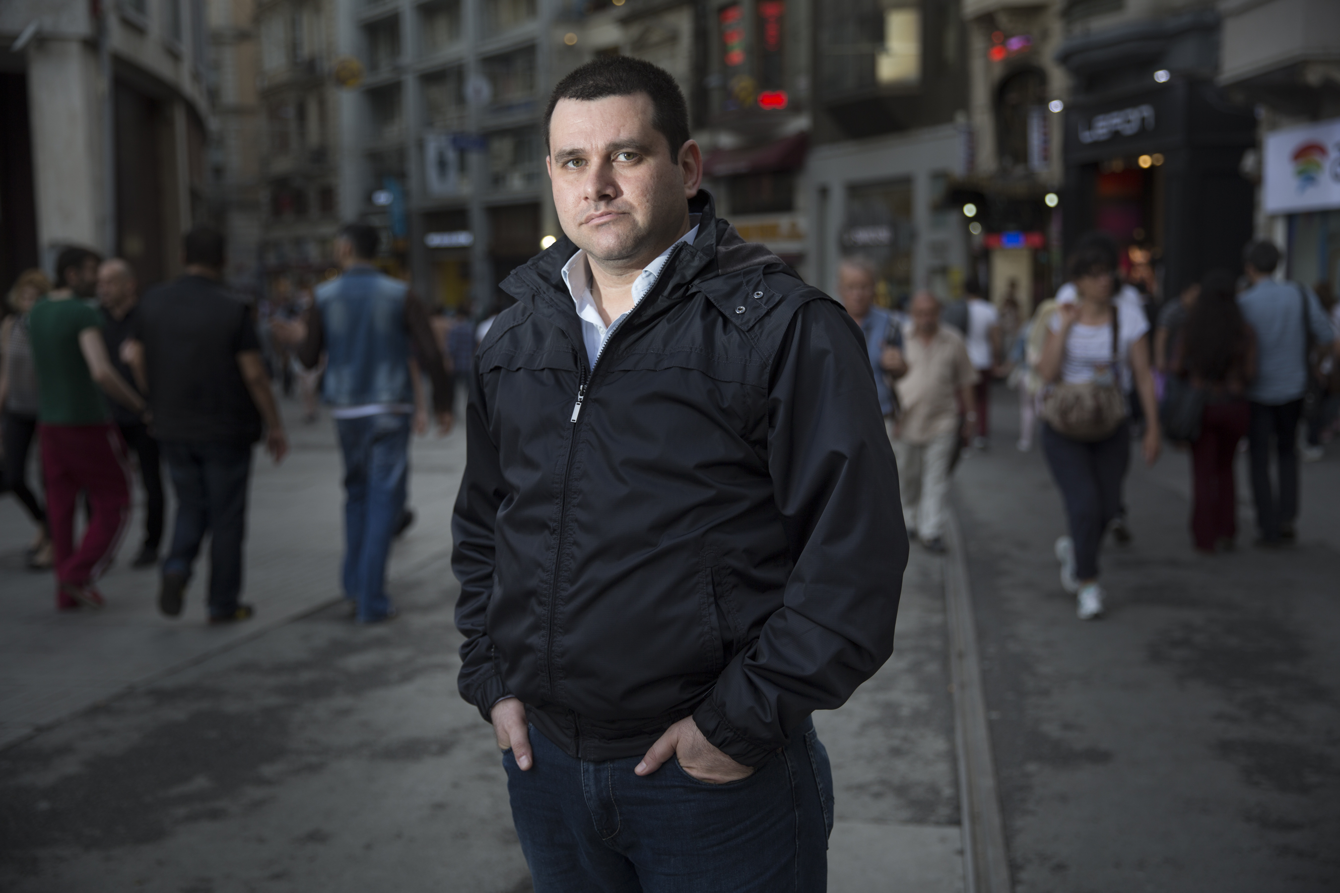 Aboud Dandachi, a Syrian blogger and refugee, who lives in Istanbul