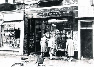 The first Oxfam shop, 1947