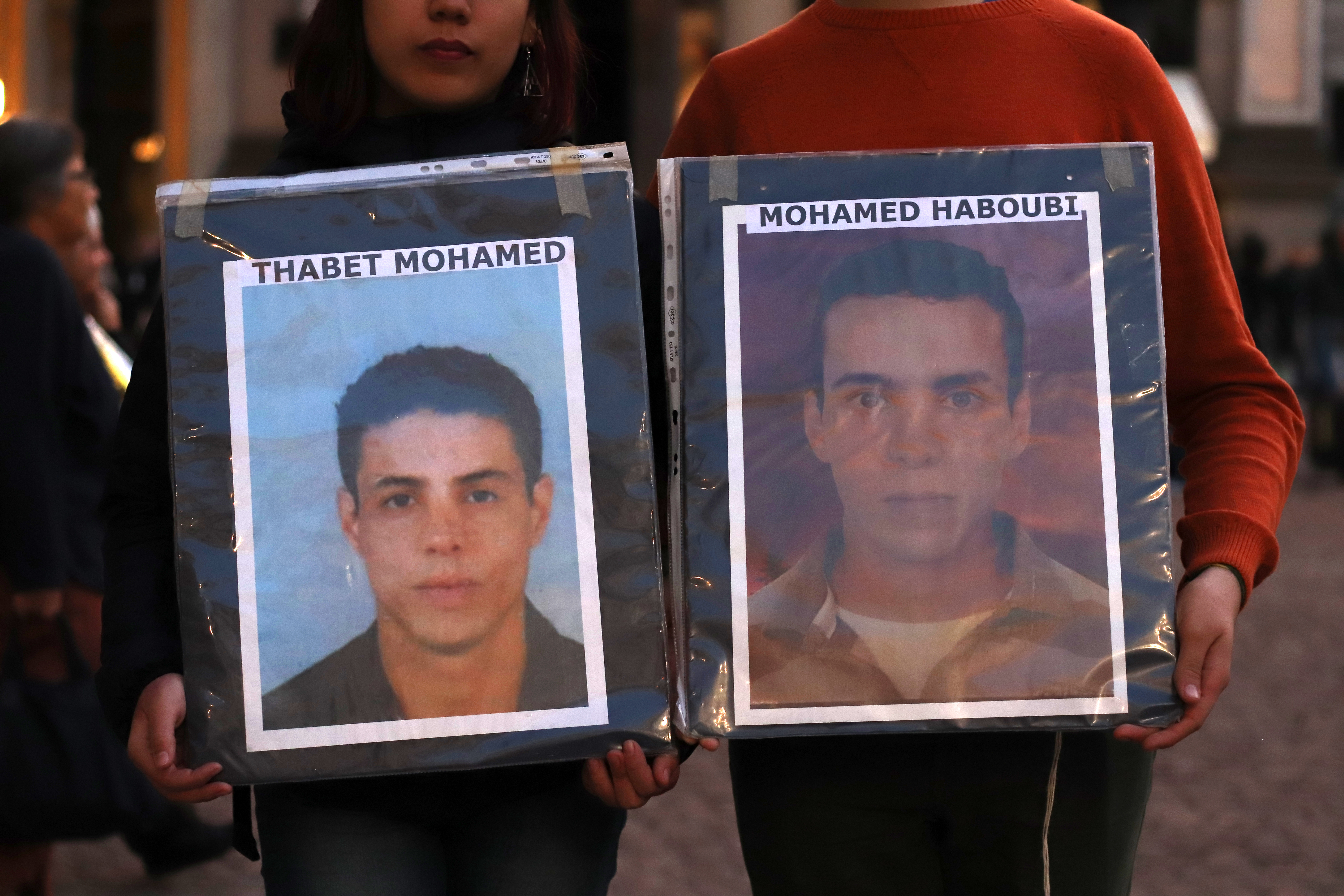 Milan Protest Signs