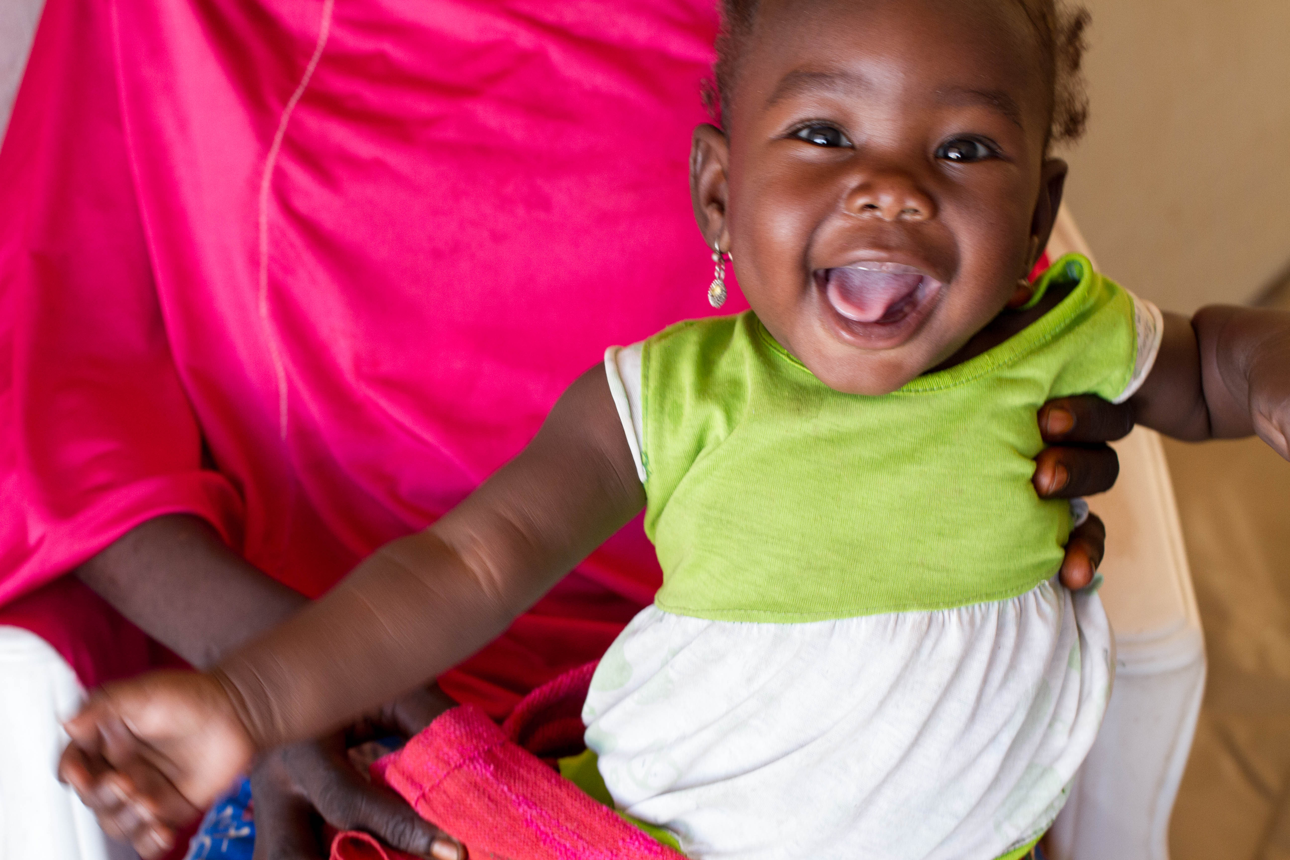 A baby in Chad