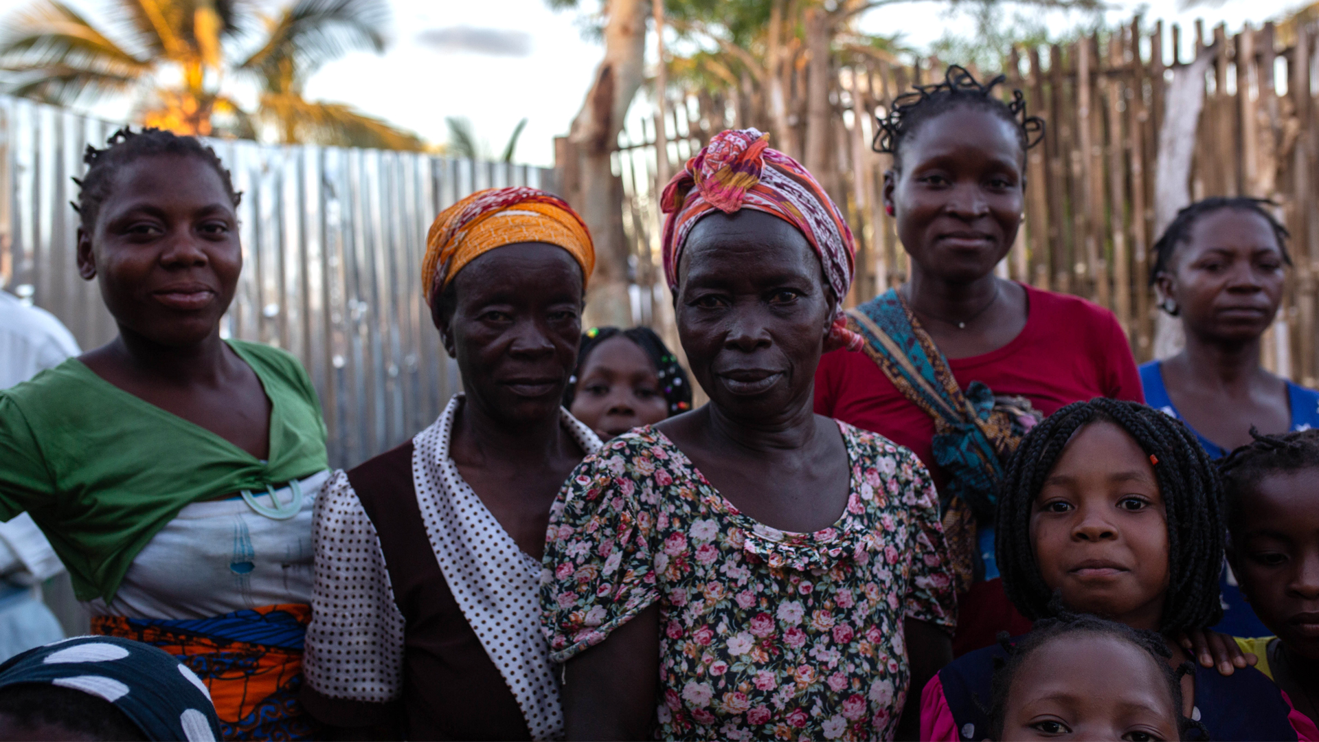 Displaced women fled their village in Cabo Delgado after an insurgent attack late last month.