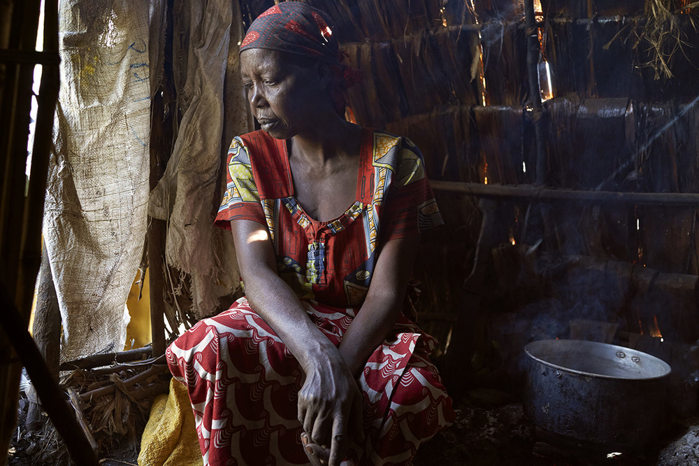 Eugenia is a widowed mother of seven. In three separate attacks on her home town of Birundule, her neighbour was killed, her house burnt down, and her son was stabbed.