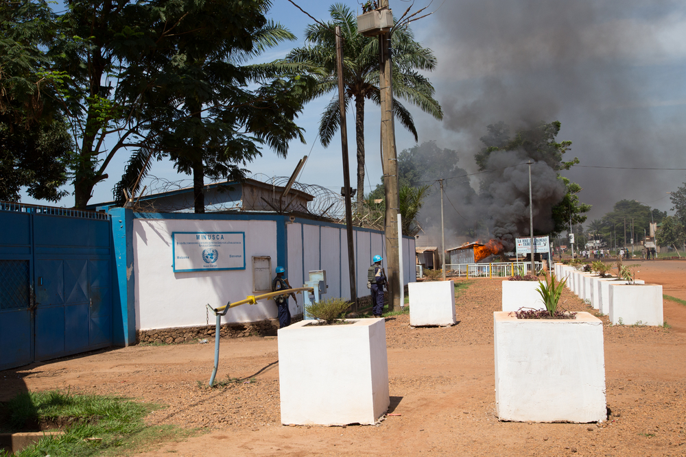 Headquarters of MINUSCA in Bangui
