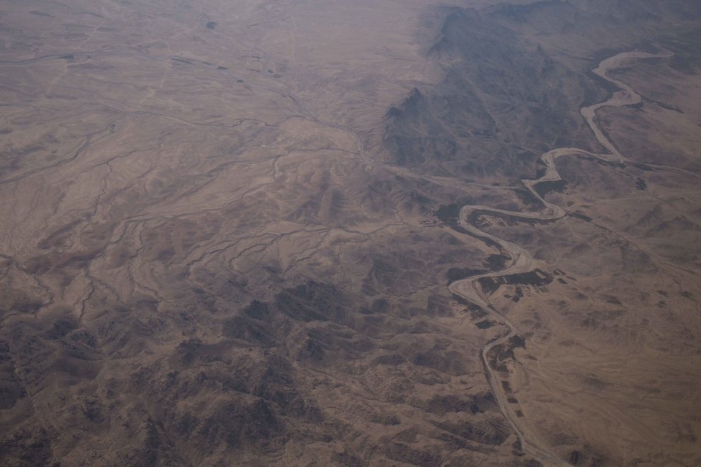 The rugged landscape of Kandahar, Afghanistan
