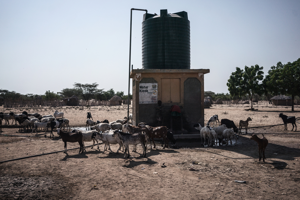 Water point in Turkana County, Kenya