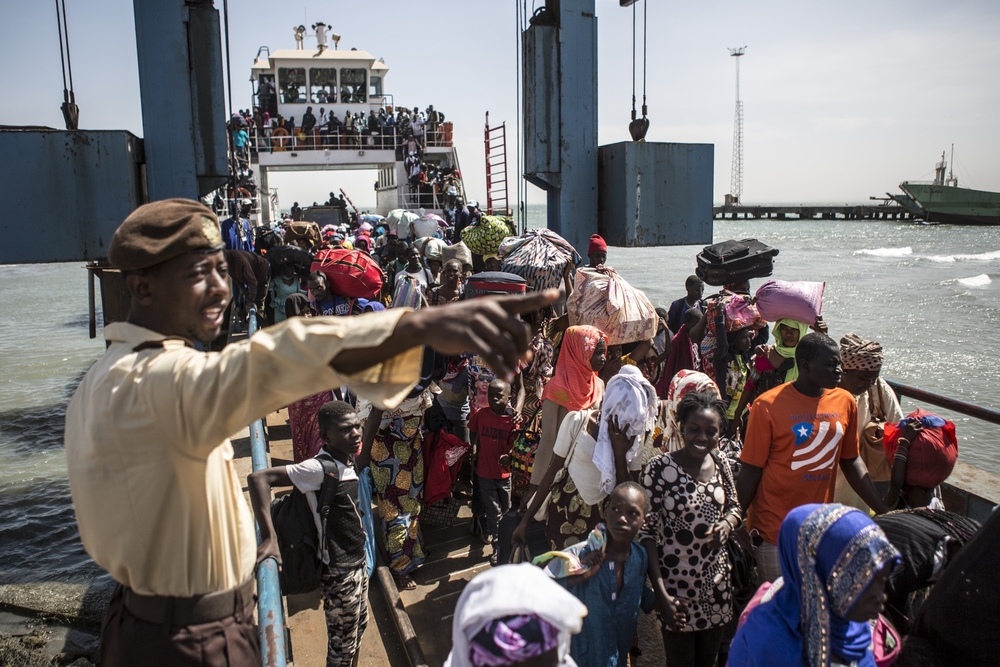 Gambians that fled come home