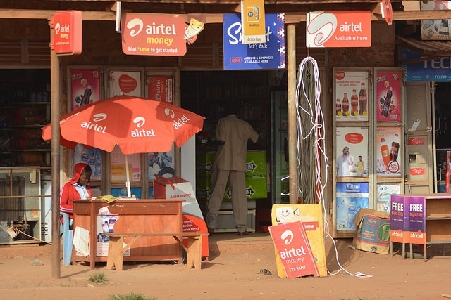 Cell phone shop and mibile money agent in Gulu