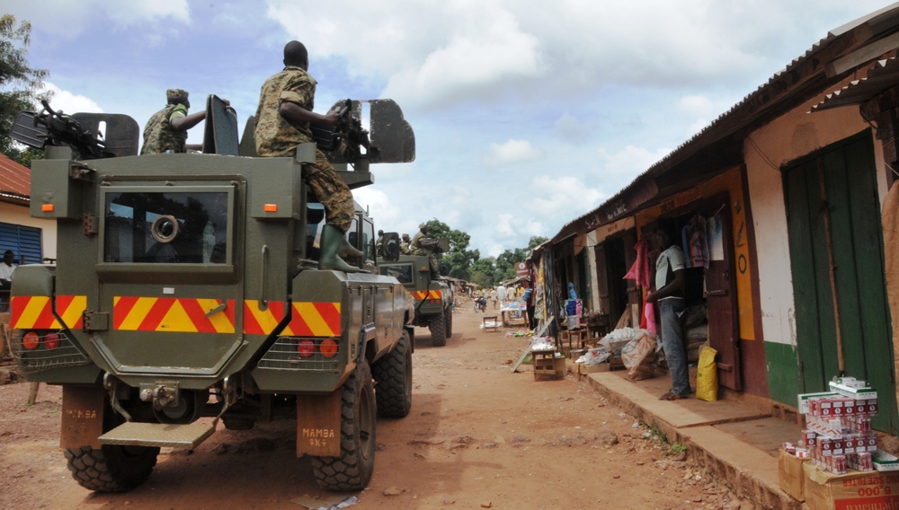 Ugandan soldiers in CAR