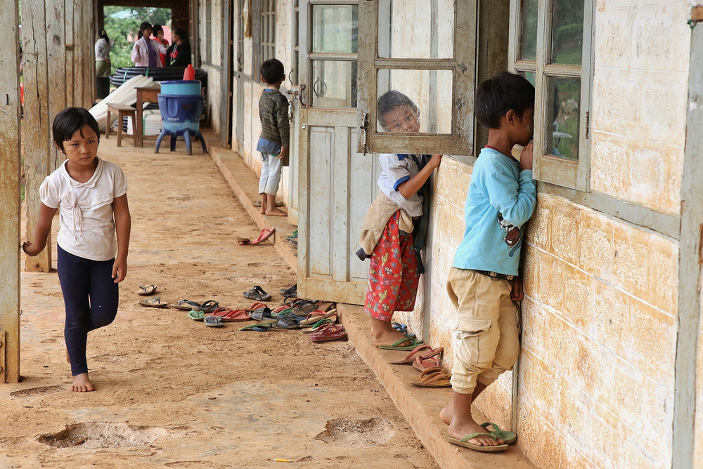 A community-run school in Demoso, a township in southeastern Karenni State.