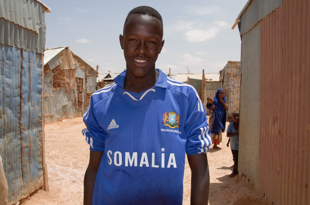 Refugee in Washington IDP camp in Garowe