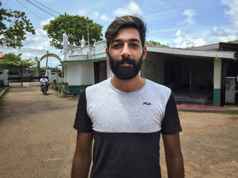 Photo of a refugee from Pakistan in Negombo, Sri Lanka.