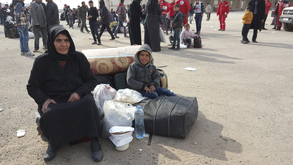 Woman and child