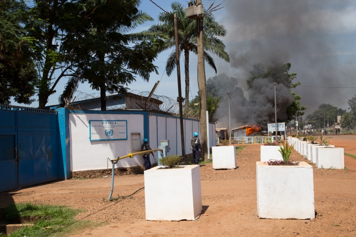Headquarters of MINUSCA in Bangui