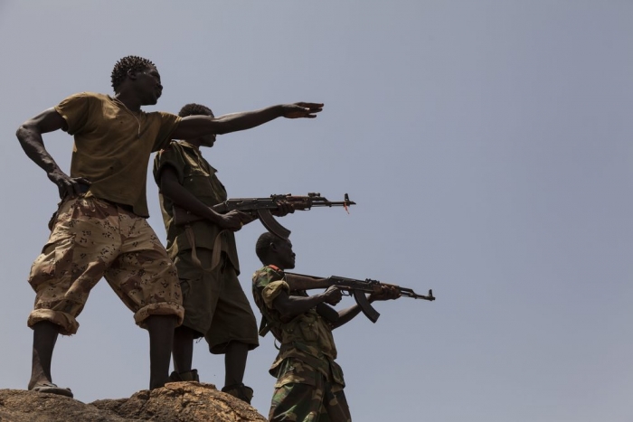 Soldiers from the Sudan People’s Liberation Army