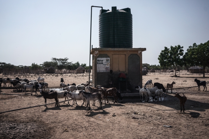 Water point in Turkana County, Kenya