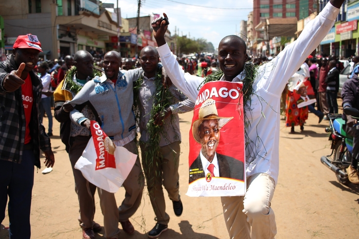 Election celebrations in Uashin Gishu