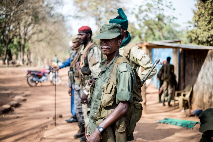 Ex-Seleka rebels in Bambari