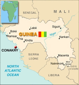 Map of Guinea