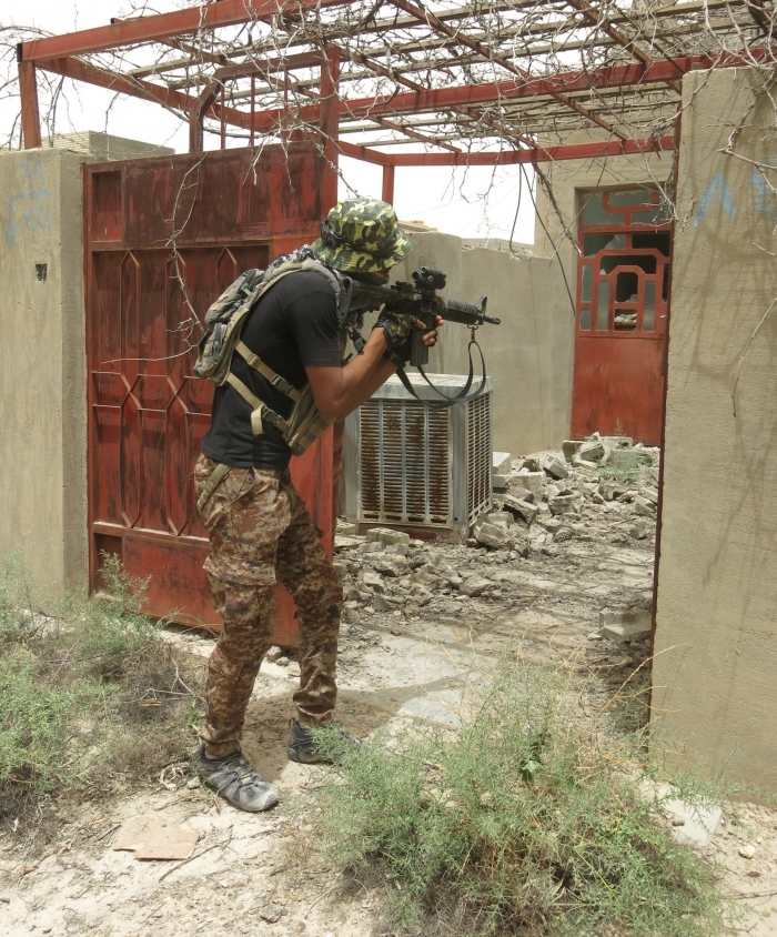 Man in fatigues