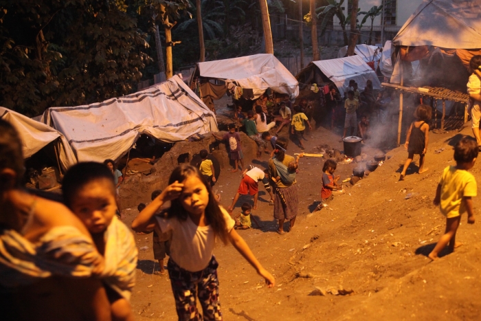Displaced indigenous people in Davao City