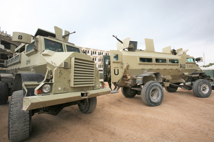 Ugandan AMISOM APCs Mogadishu