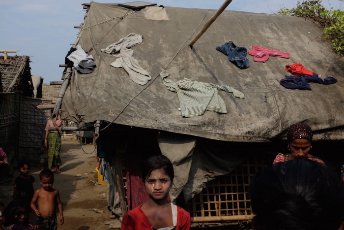A camp near Sittwe, Myanmar, for Rohingya displaced by violence in 2012