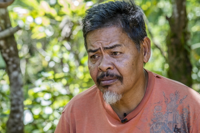 Indigenous anti-mining activist Sabello \