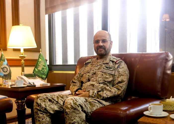 A general in fatigues