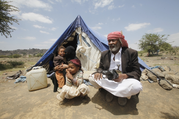family and tent