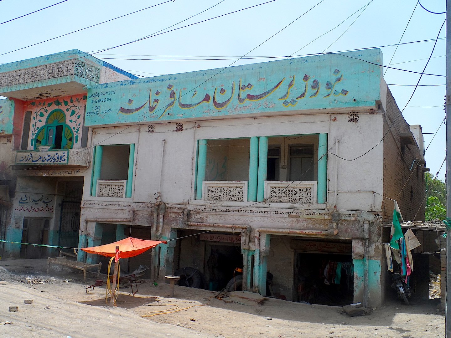 A building in Dera Ismail Khan District where locals say Taliban members have been meeting