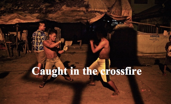 Philippines caught in the crossfire
