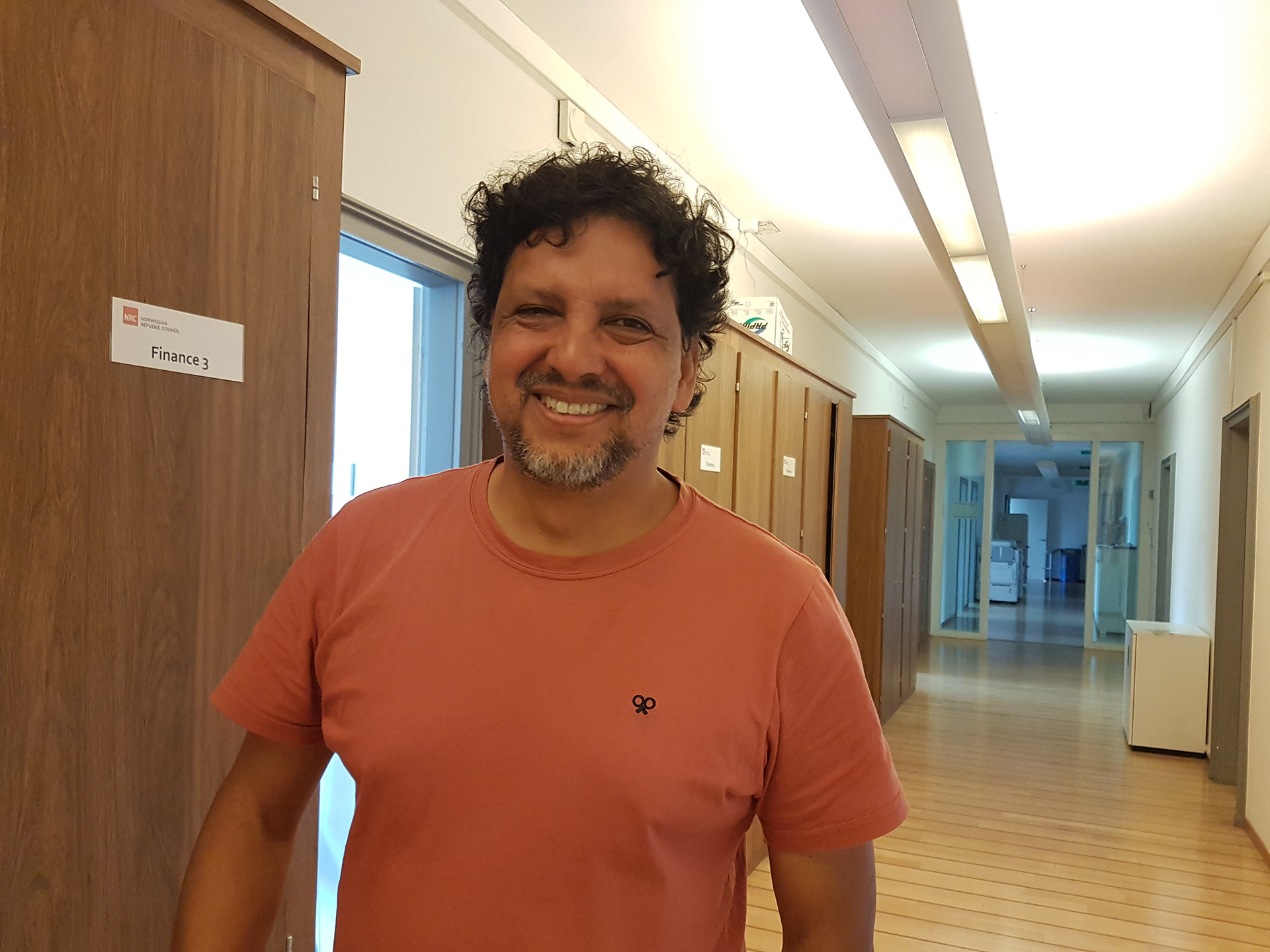 Mauricio Viloria, researcher specialising in forced displacement, was forced to flee Colombia because of his work, and sought asylum in Argentina.