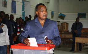 Sassou Nguesso votes
