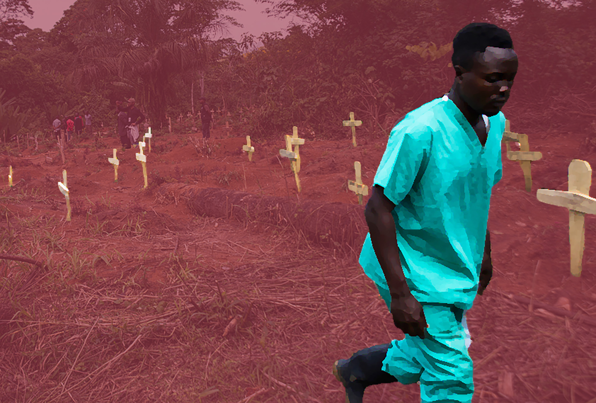 The Ebola cemetery at Bunzi