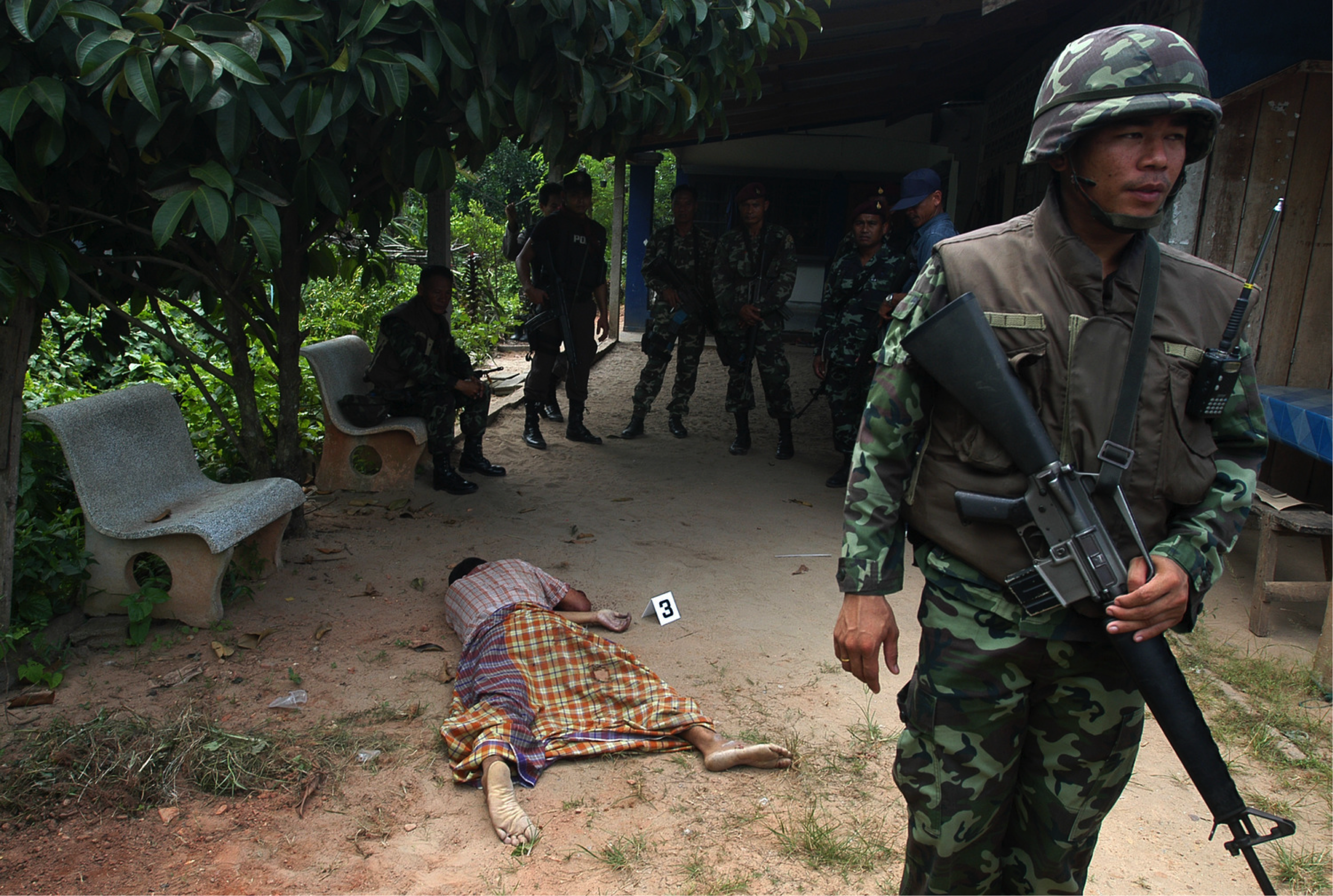 Southern Thailand soldiers