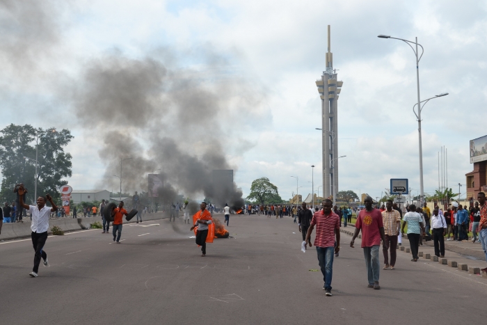 Protest in Kinshasa, September 2016
