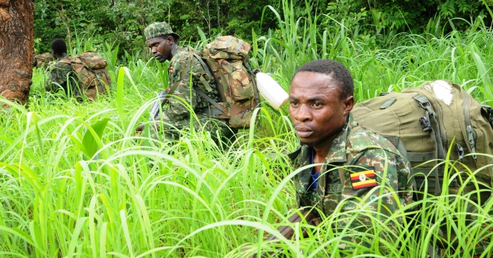 Ugandan troops in CAR