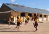 Break time at a school in Kenya's northeastern Turkana province