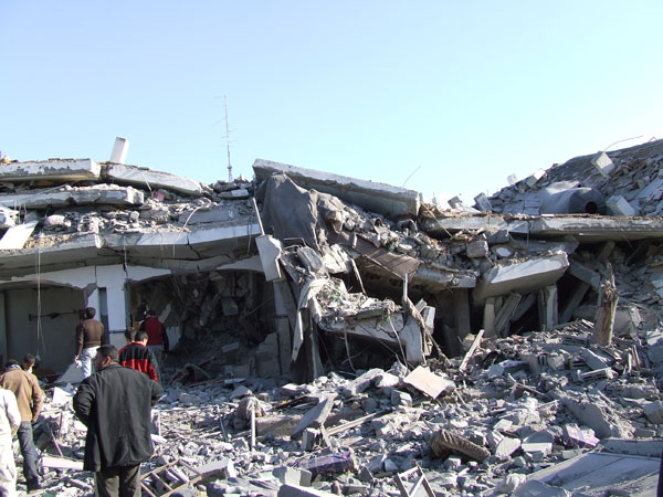 Damage From Israeli Airstrikes In Rafah Town Gaza The New 