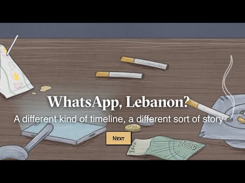 WhatsApp, Lebanon? Go behind the scenes