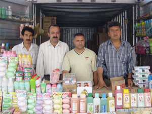 [Turkmenistan] Afghan refugees running their own shop in Turkmenabad.
