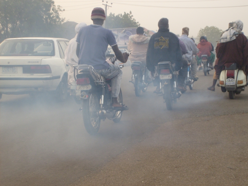 The New Humanitarian Motorcycle pollution causing health risks in