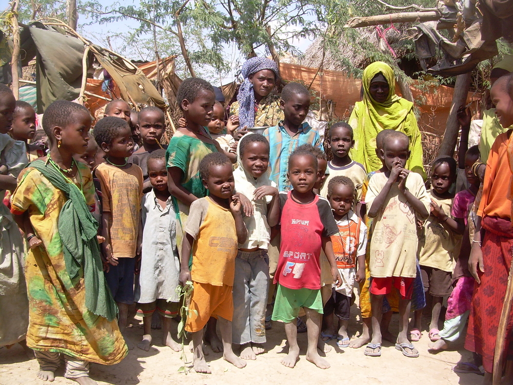 Children at bilis-did IDP camp.