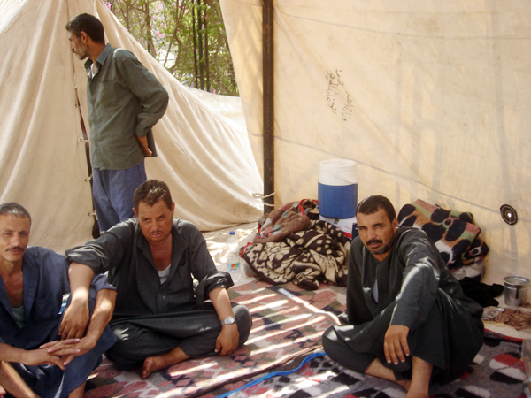Displaced families in Manshiet Nasser shelter face an uncertain future.